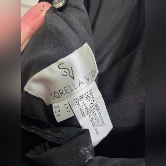 Sorella Vita Style: 9242 (Black)size prom dress bridesmaid Mermaid gown - Picture 8 of 13